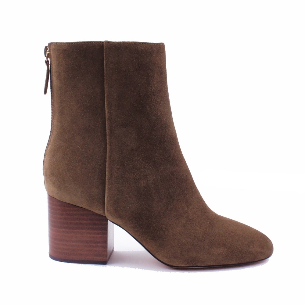 New JCREW Sadie Boots in Suede Dark Pecan - Picture 2 of 5